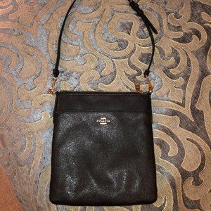 Coach Messenger Crossbody Purse - Women's - Brass/Black